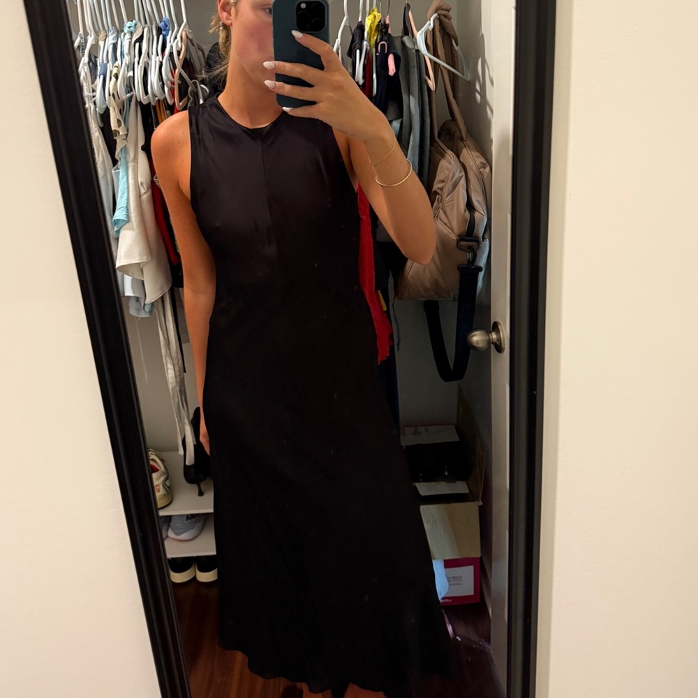 Zara Black Midi Dress